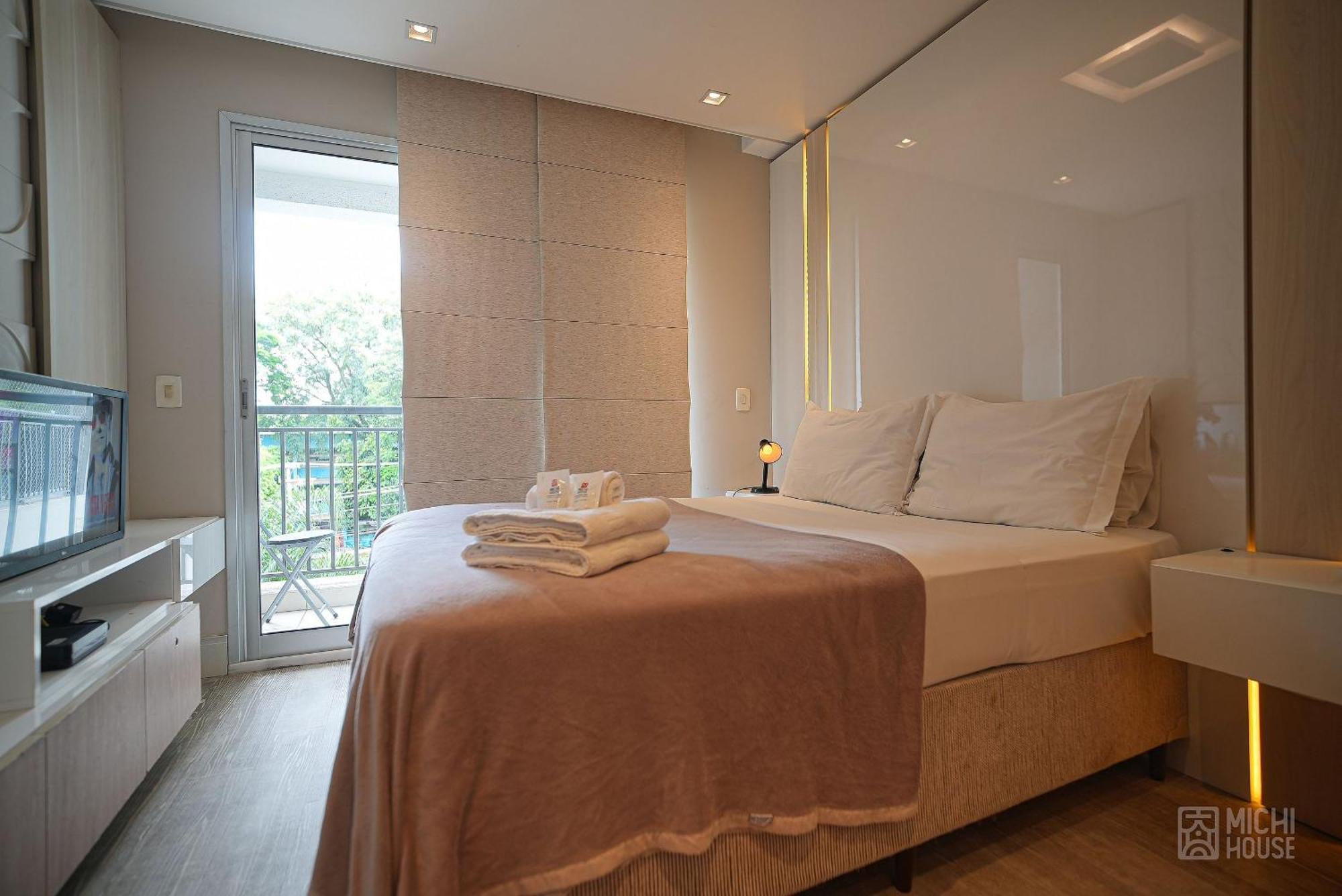 Expocn - Anhembi Metro Tiete - Piscina 24 Apartamento